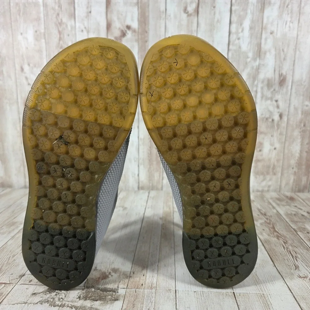 NOBULL Grey Mesh Trainers Women's Size‎ 7.5 Training Gym Shoes